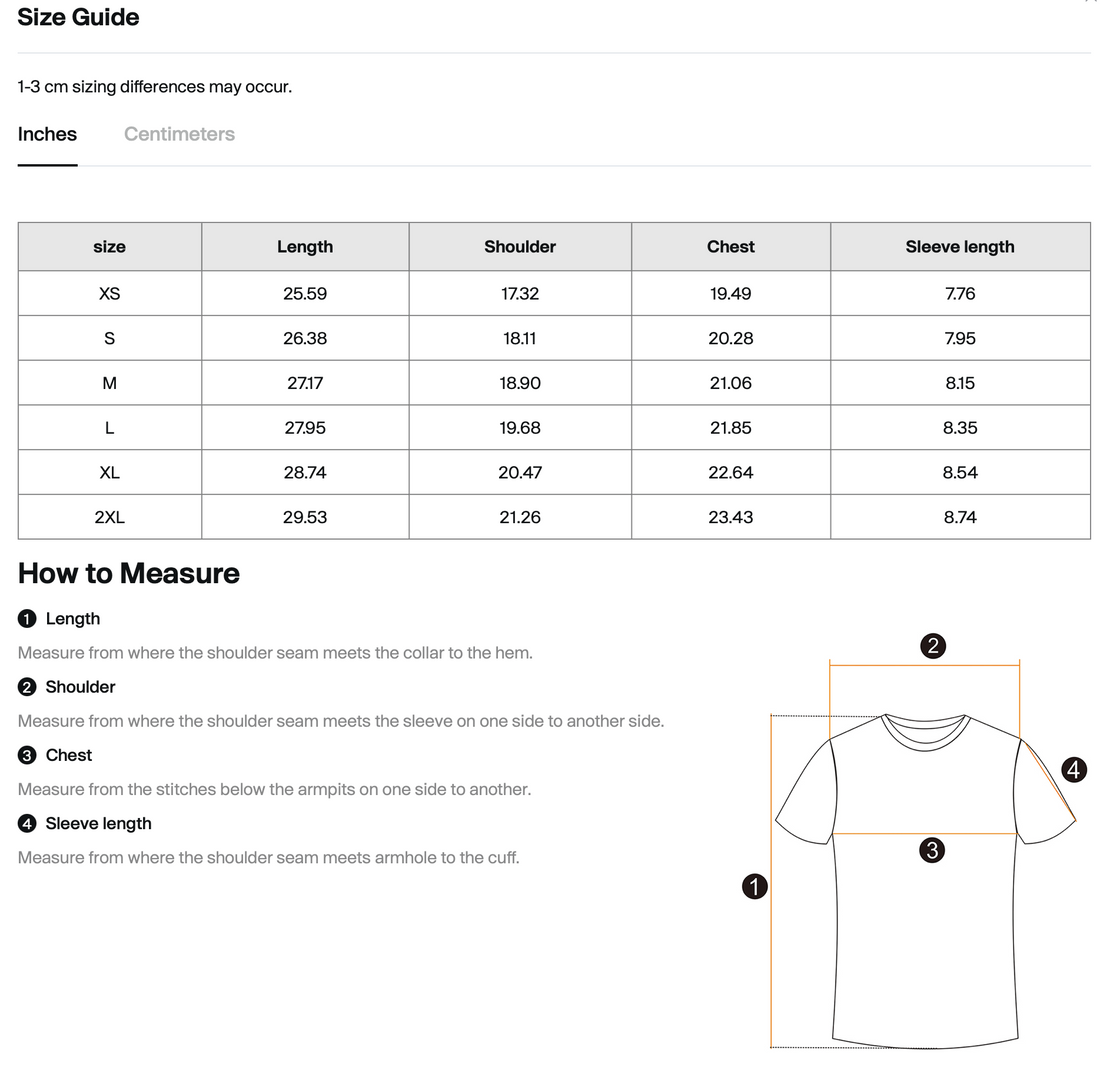 Mirror Black T-Shirt