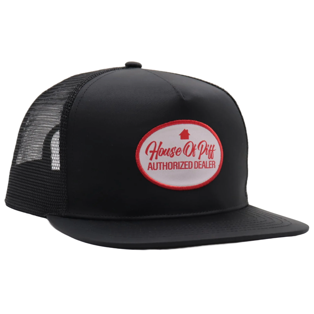 Authorized Dealer Black Trucker Hat HOUSE OF PIFF