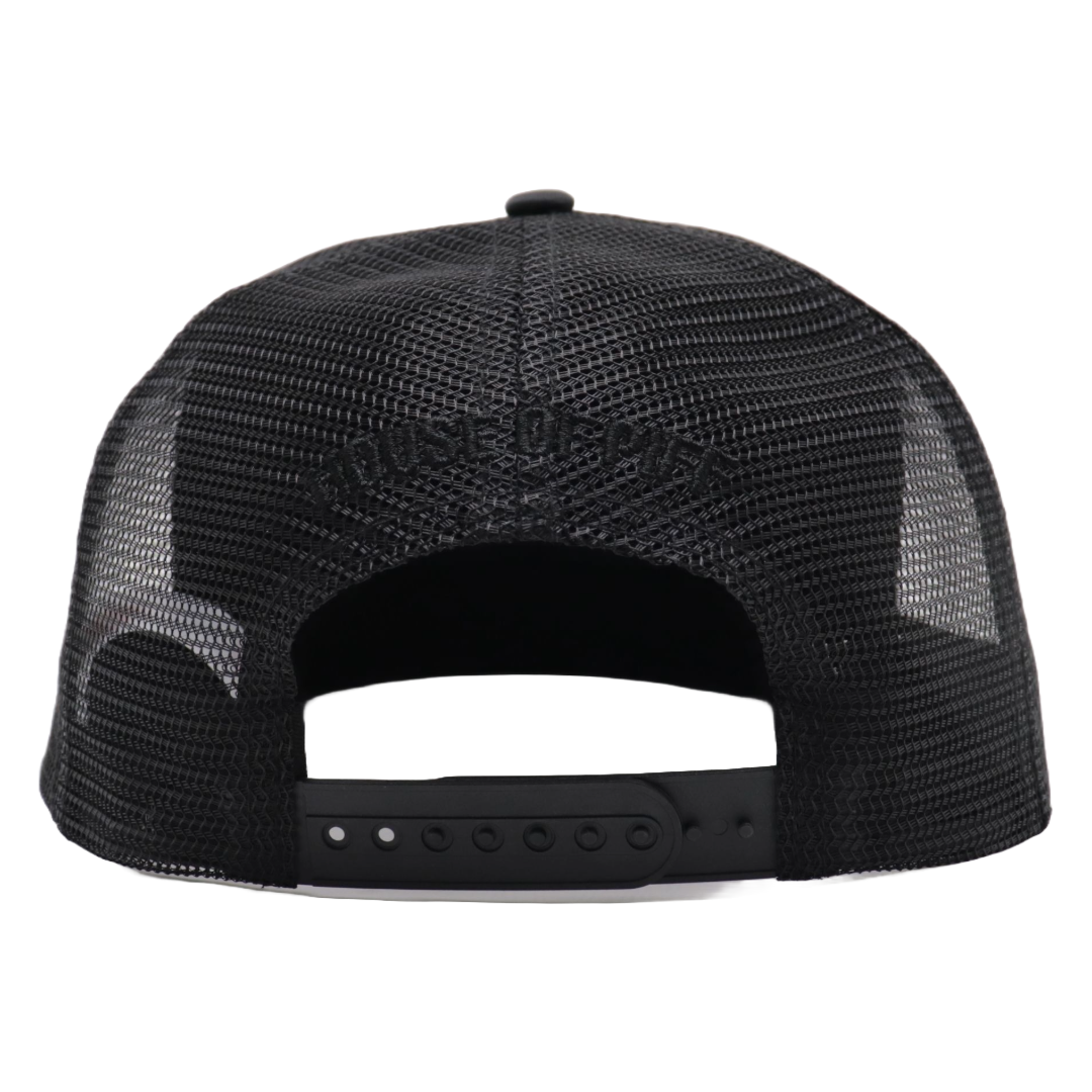 Authorized Dealer Black Trucker Hat HOUSE OF PIFF