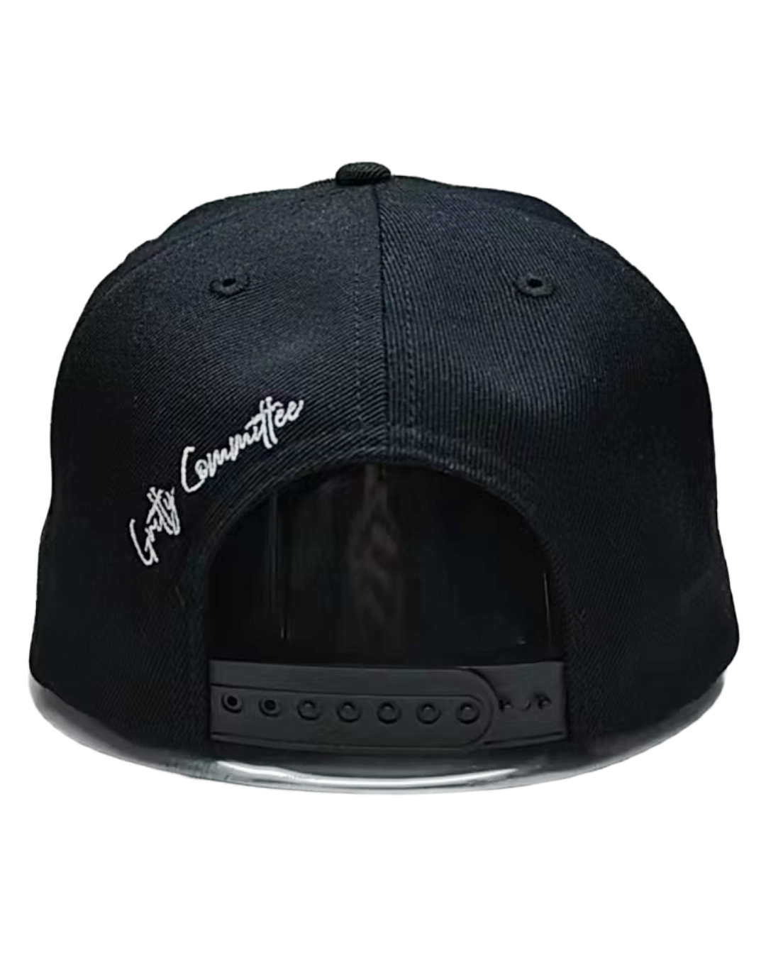 NY Gritty Committee Black Snap Back Hat w/pin HOUSE OF PIFF