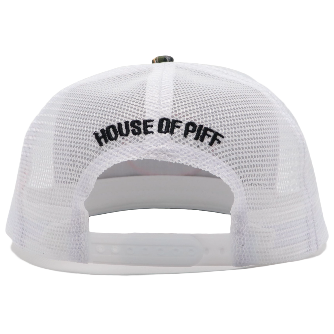 House Of Piff Authorized Dealer Birch Camoflauge Trucker Hat HOUSE OF PIFF