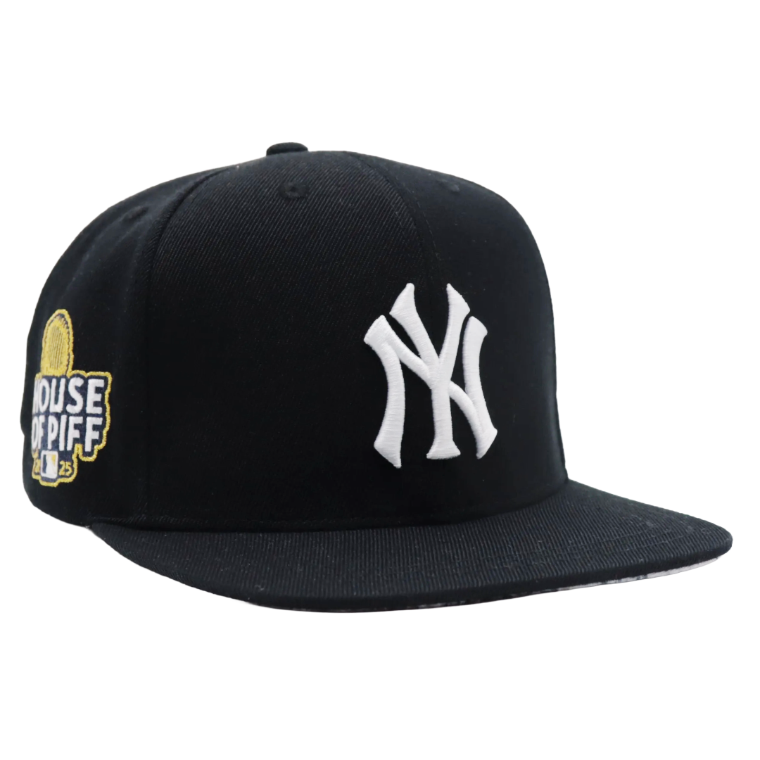 NY Gritty Committee Black Snap Back Hat w/pin HOUSE OF PIFF