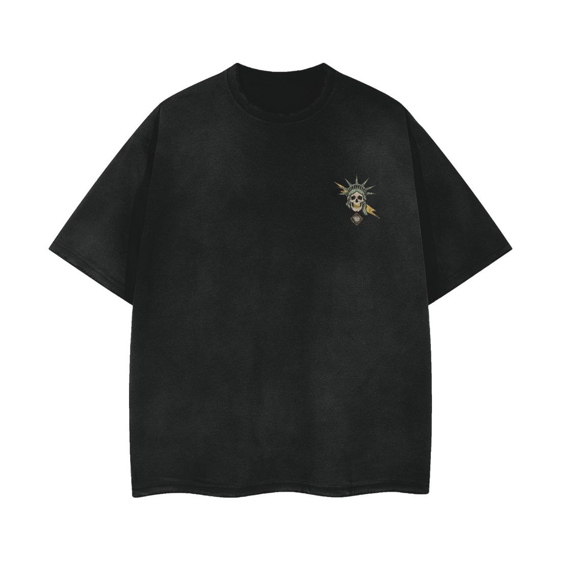 Liberty Skull Vintage Wash T-Shirt