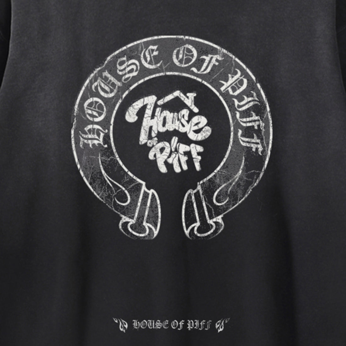 HOP Hearts Black Hoodie